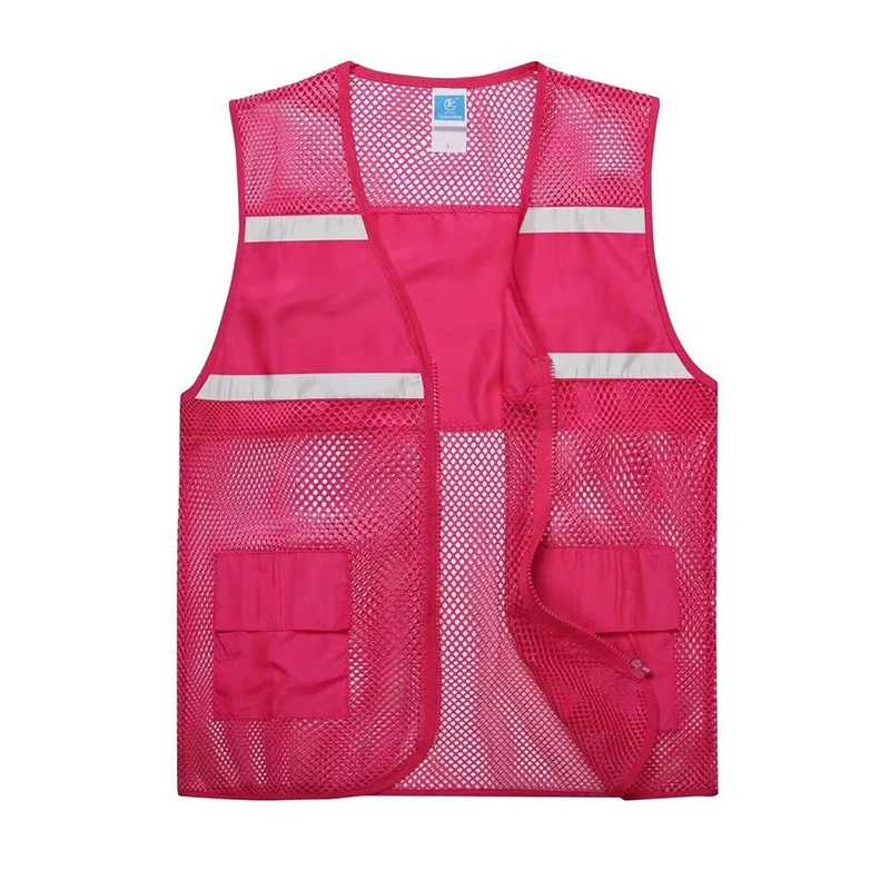 100% Polyester Reflective Belt Net Vest